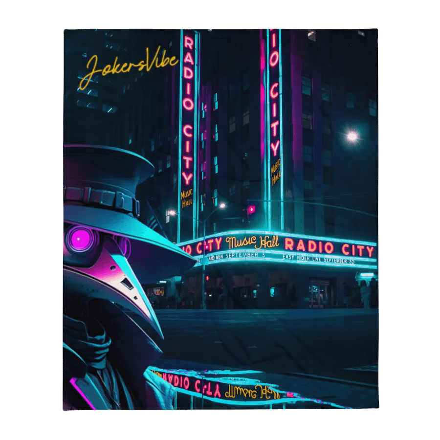 Cyber Radio City Plague Joker Blanket product image (1)