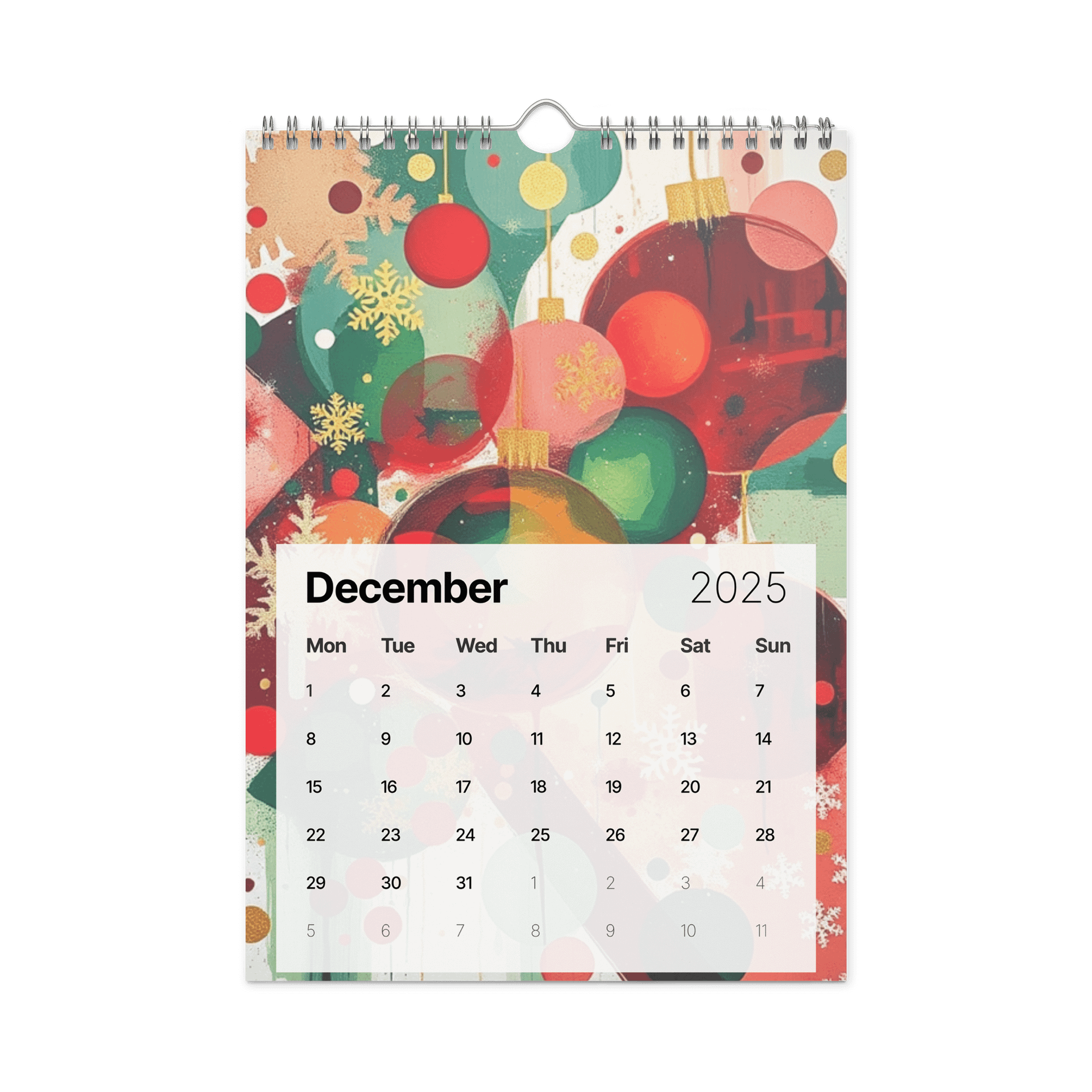 ART ABSTRACT WALL CALENDAR 2026 product image (4)