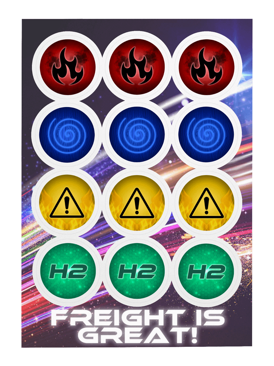 Freight Is Great! - Freight Trucks Sticker Set (Starlight Express) product image (3)