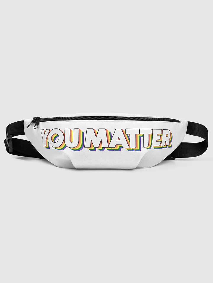 You matter Pride Fanny Pack (White) product image (1)