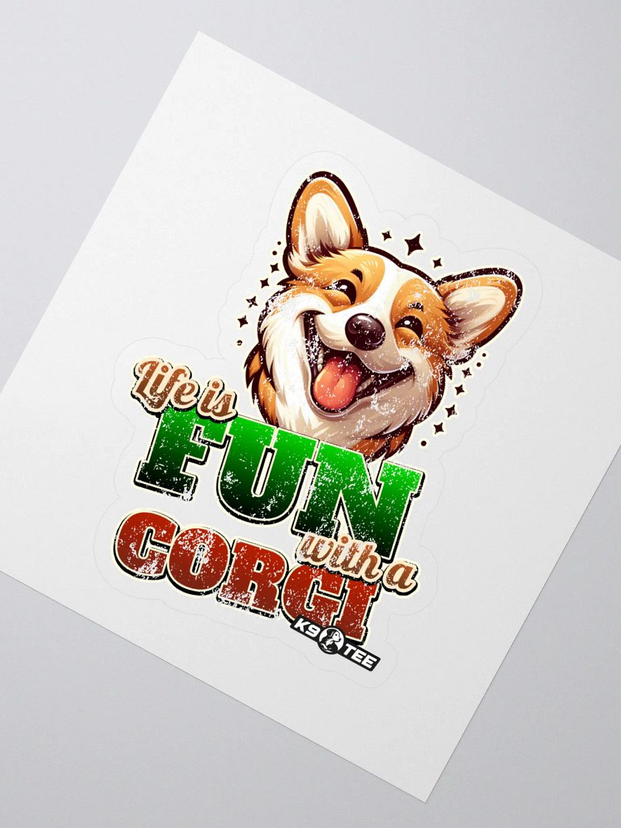 Fun with Corgi Kiss Cut Stickers product image (2)