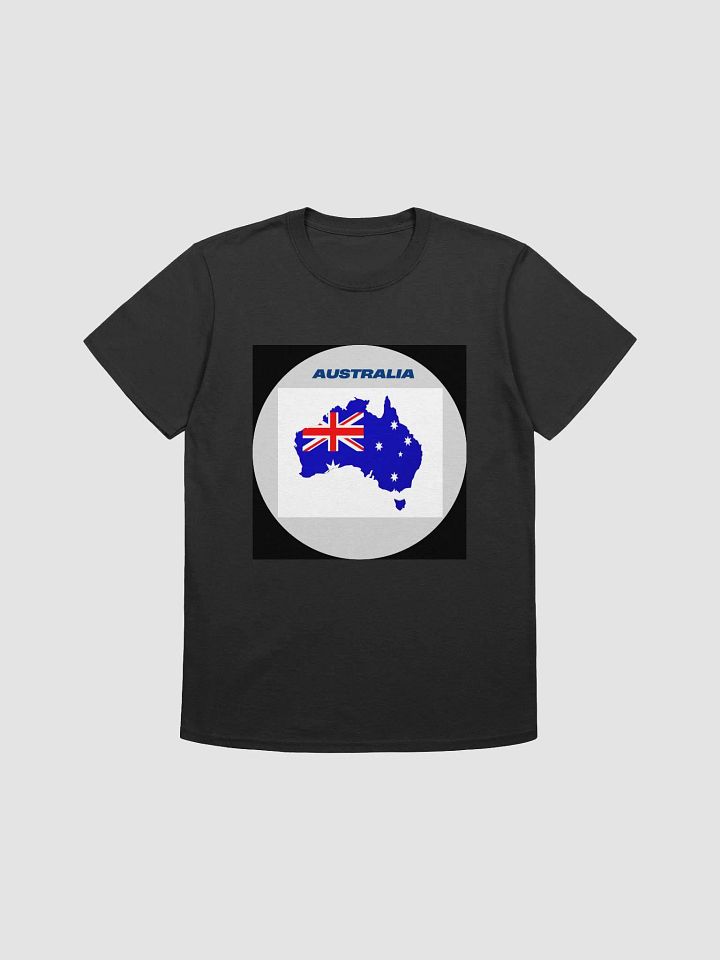 Australian Flag Map Unisex Softstyle T-Shirt product image (1)