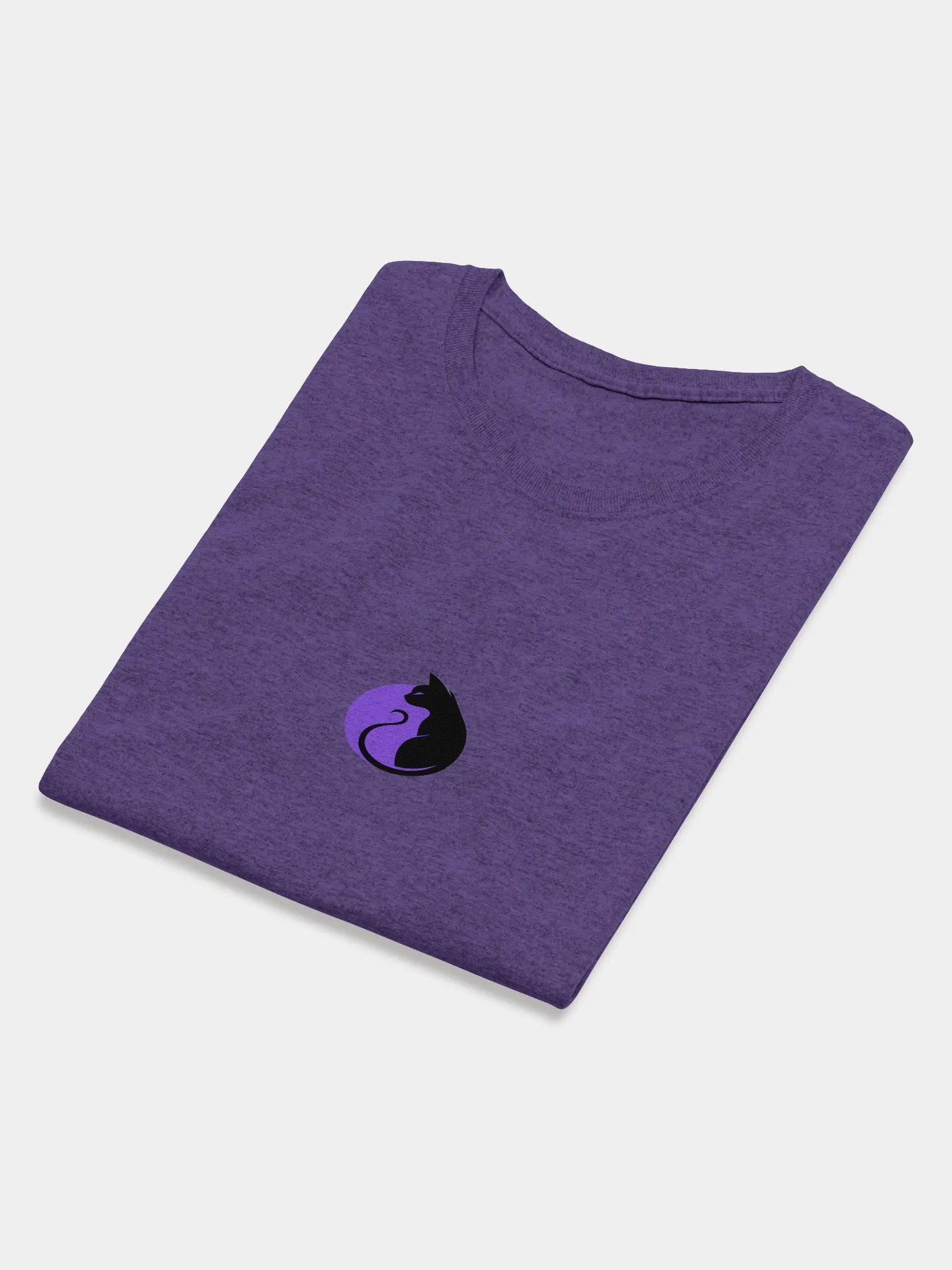 KawaiKitten Purple Cotton T-Shirt product image (4)