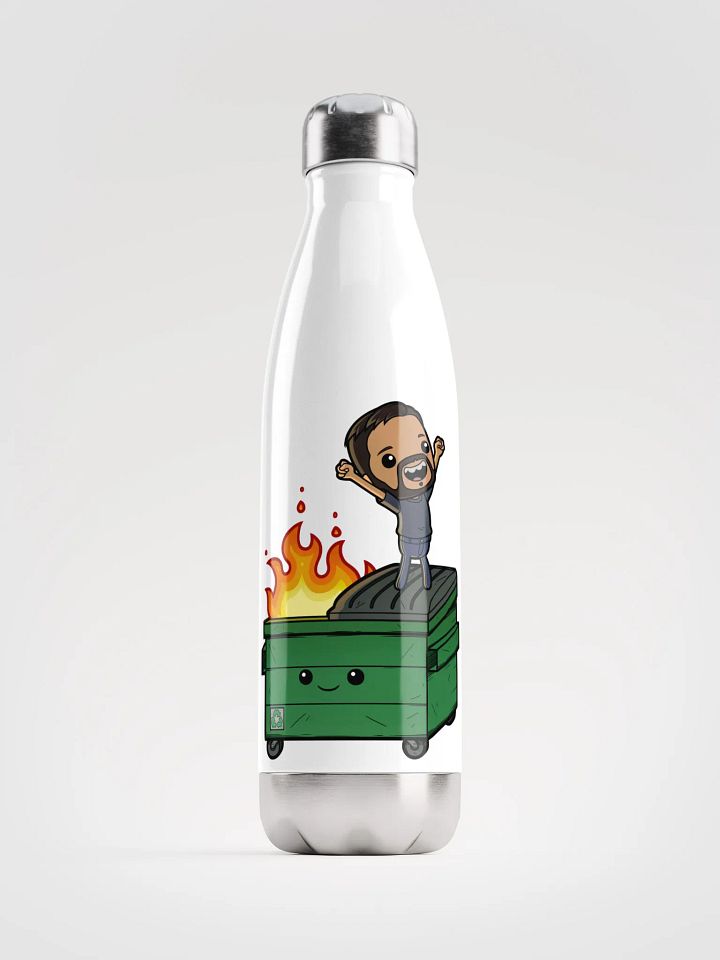 Dumpster Fire Stainless Steel Water Bottle product image (1)