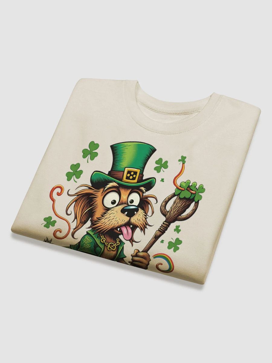 Lucky and Lit St. Patrick's Day Premium Sweatshirt – Funny Irish Dog Design product image (16)