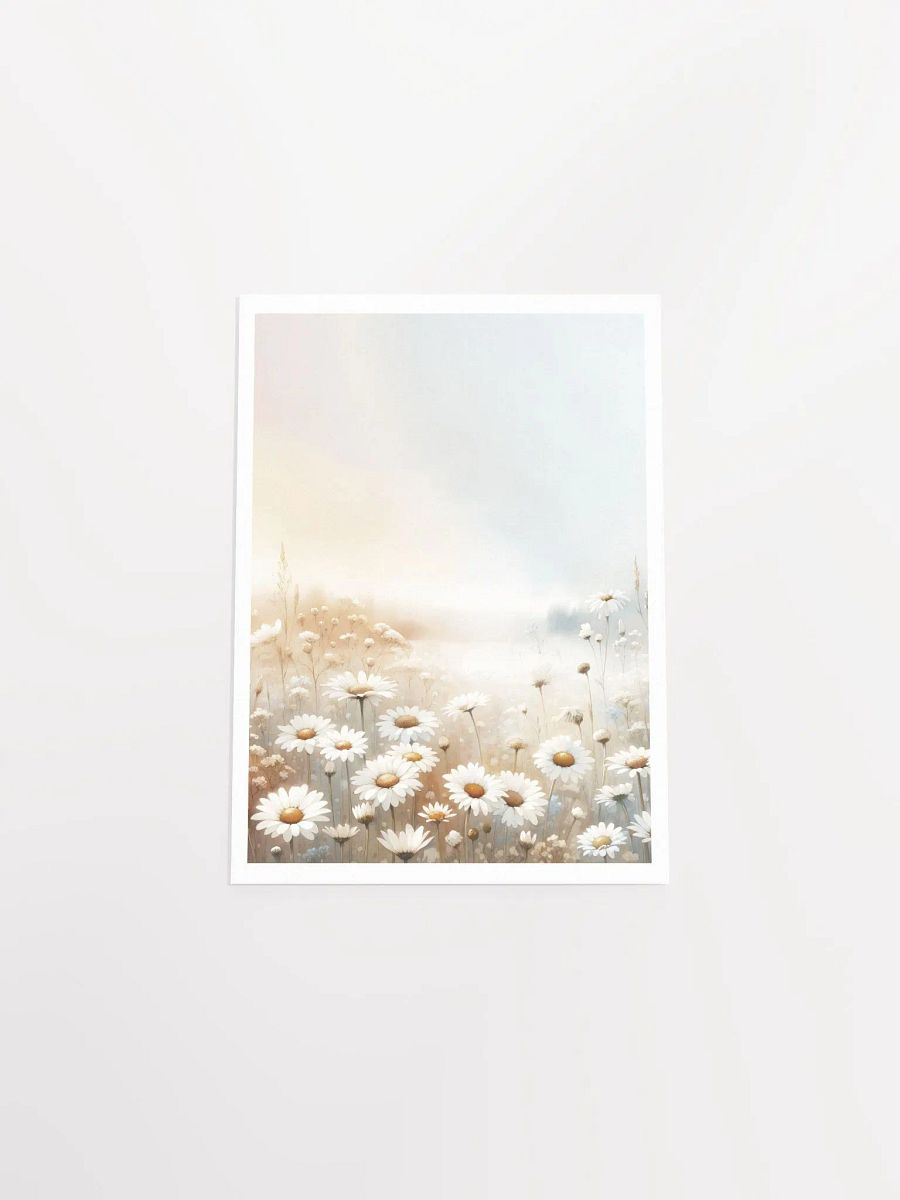 Watercolor Daisy Meadow Print product image (5)