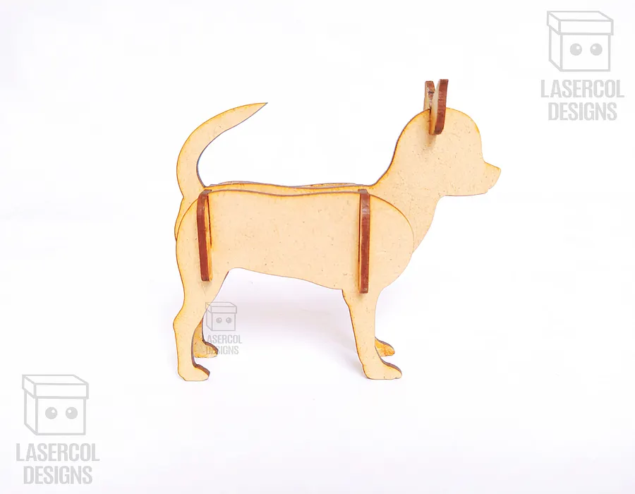 Dogs 3d Puzzle (3 Sizes) Set 2 - Laser Cut Files product image (8)