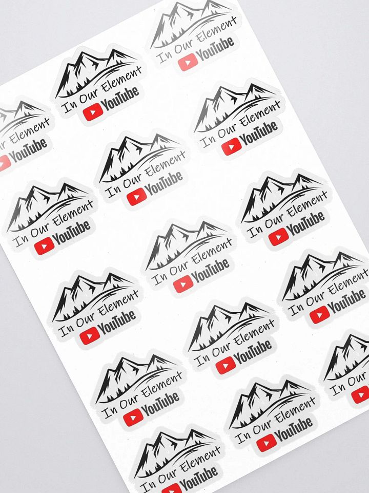 In Our Element / YouTube Decals X 15 (Small) product image (2)