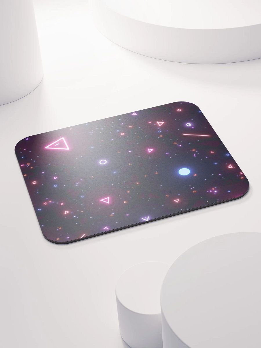 Neon Geometric Glow Mouse Pad product image (4)
