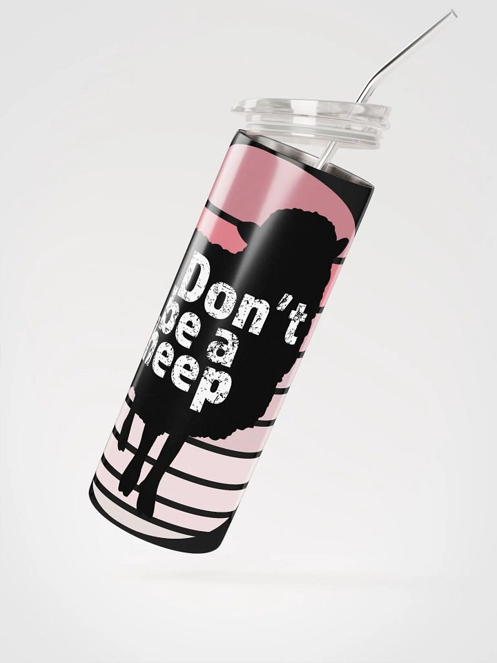 Unique Stainless Steel Tumbler - 'Don't Be a Sheep' product image (3)