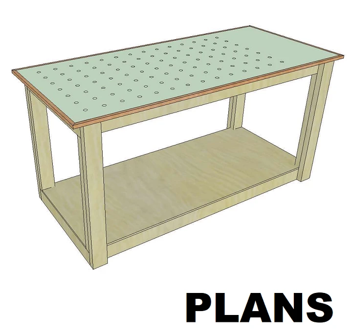 MFT Worktable // Woodworking Plans & Cut List product image (1)