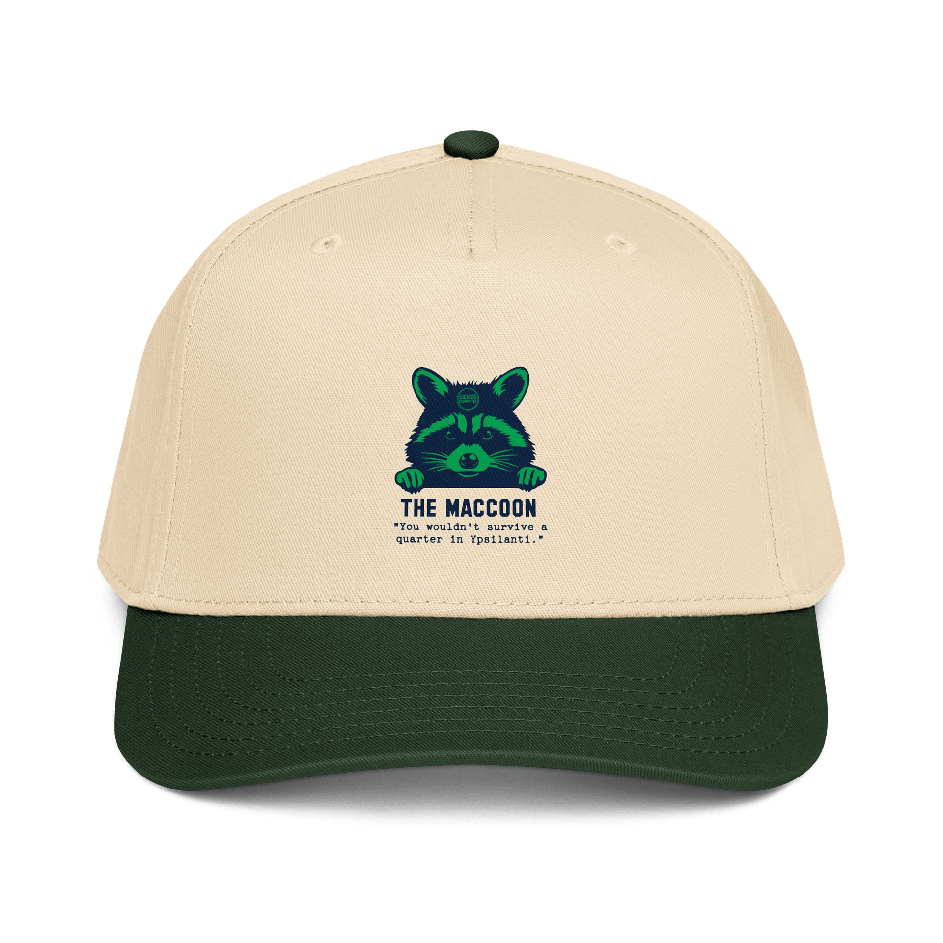 Maccoon Hat (Tan with 5 Different Bill Colors) product image (1)