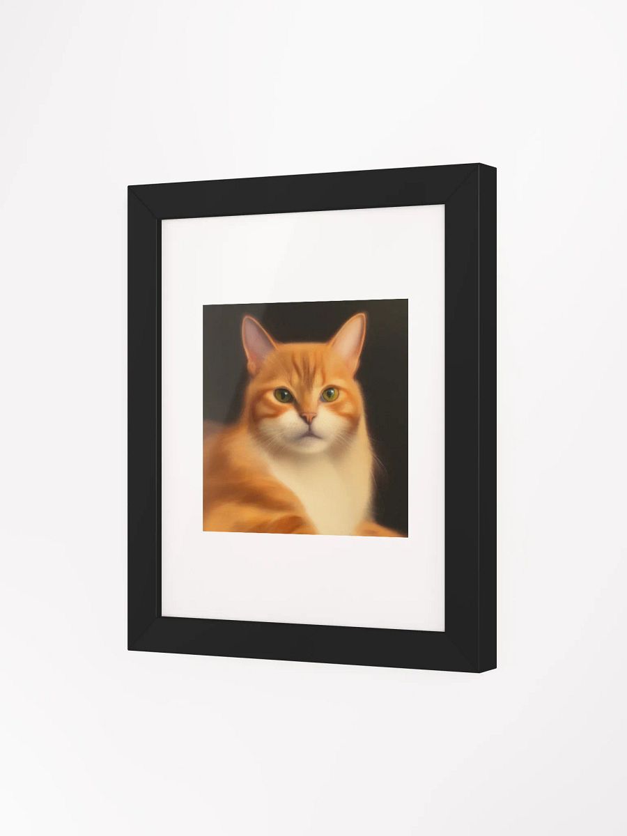 Cat Portrait Ayous Wood Framed Artprint product image (13)