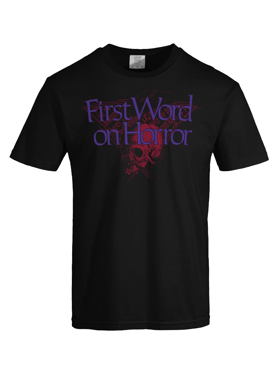 First Word On Horror Logo Tee - Purple product image (5)