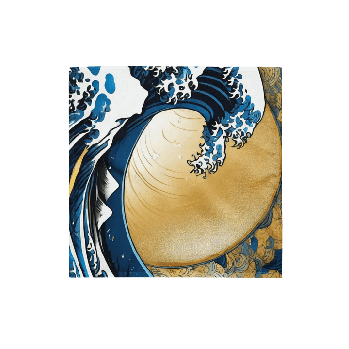 Eternal Wave Japanese All-Over Bandana product image (1)