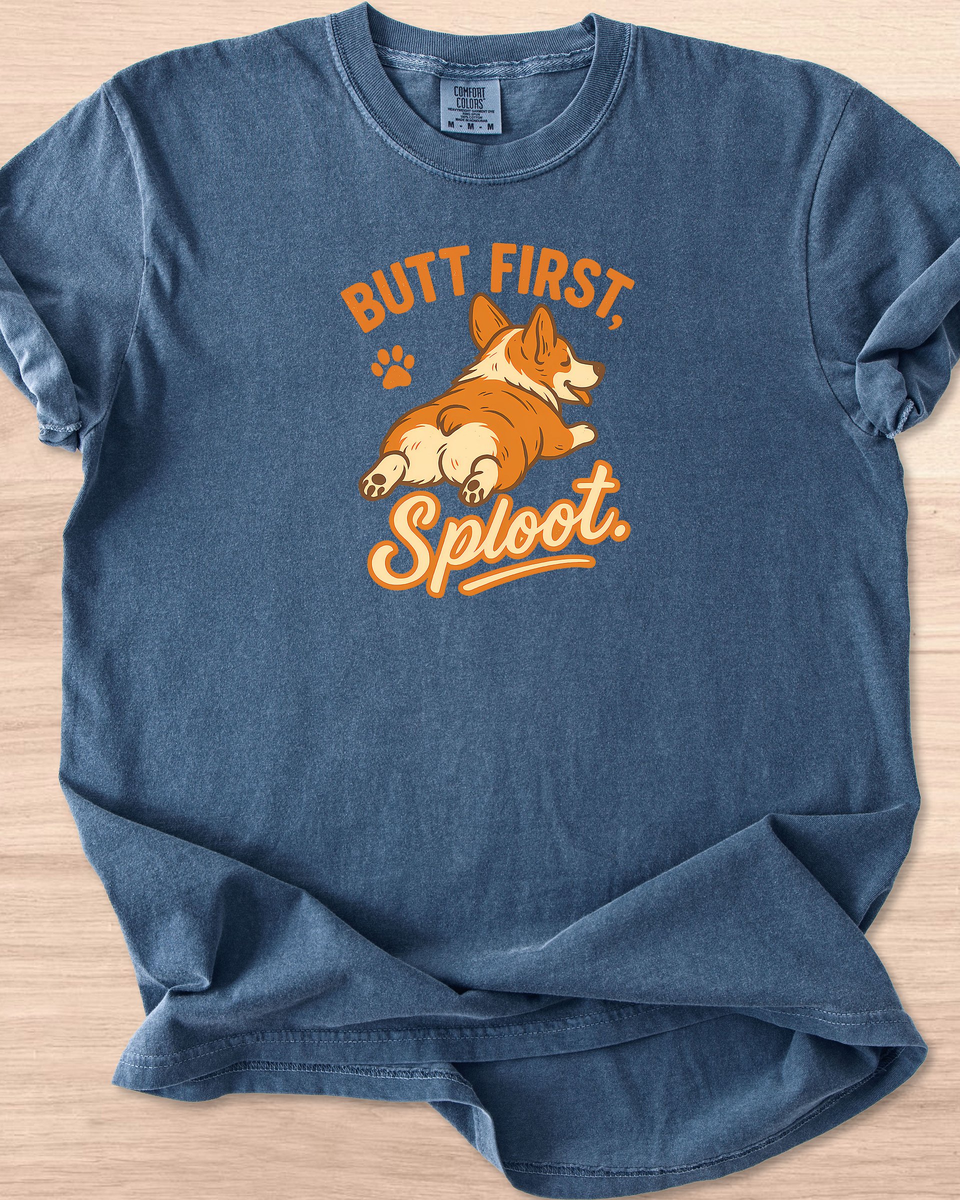 Butt First Sploot (Corgi) Tee product image (26)