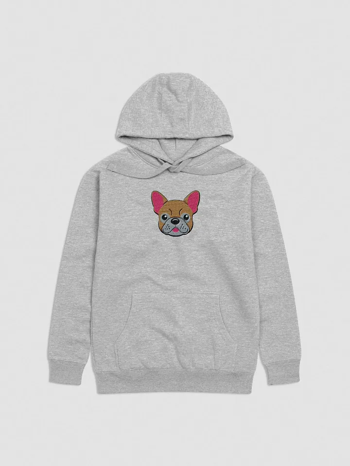 French Bulldog Cartoon Icon Embroidered Unisex Hoodie product image (1)