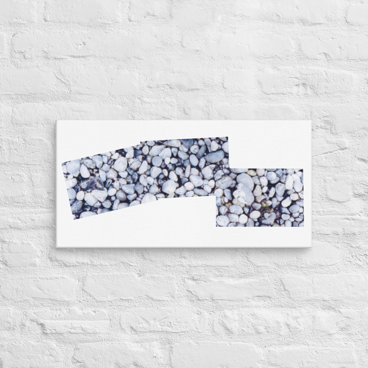 Cama Beach Rocks on Canvas (12" x 24") product image (2)