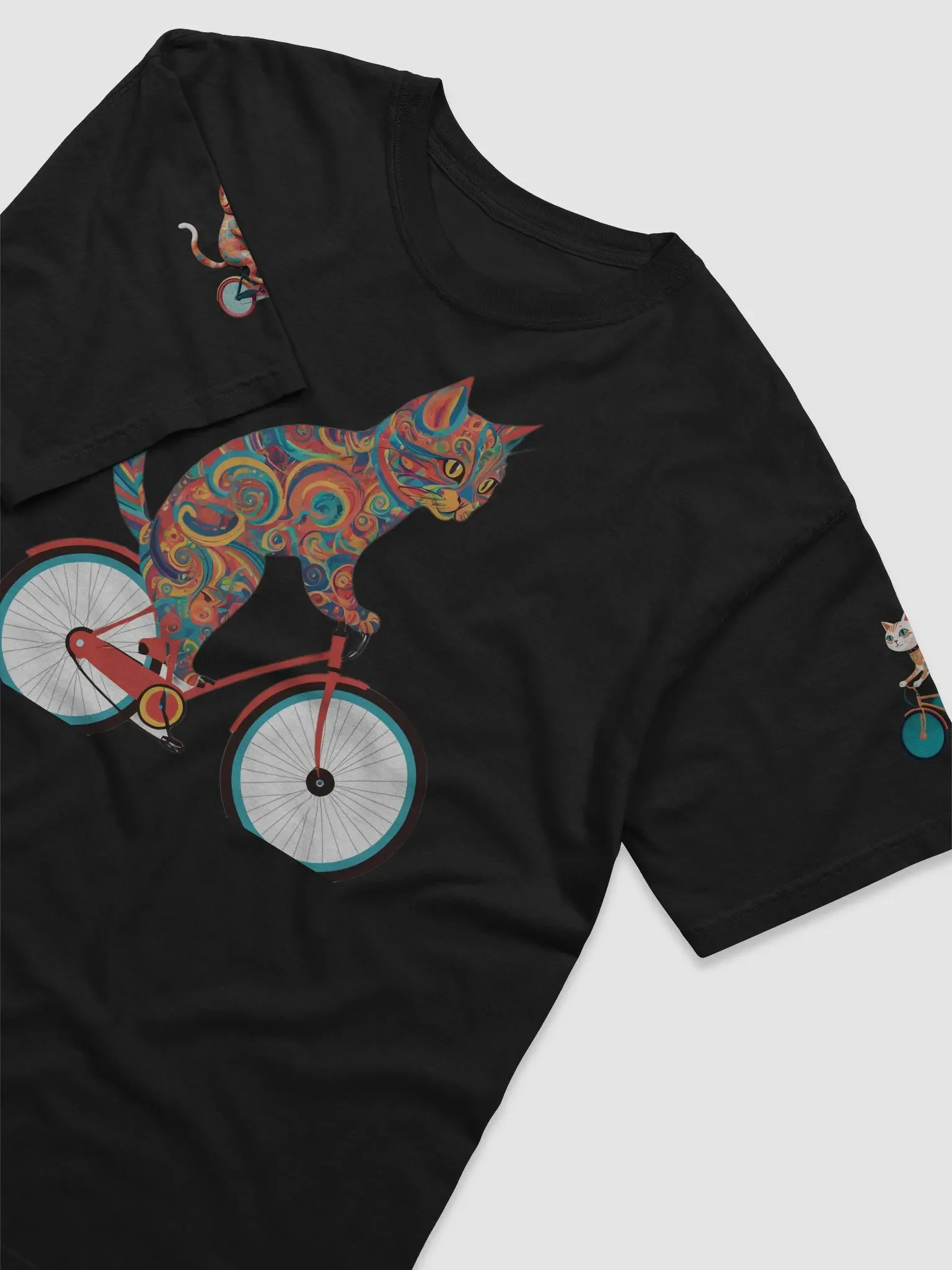 Abstract Cats Riding a bike product image (23)