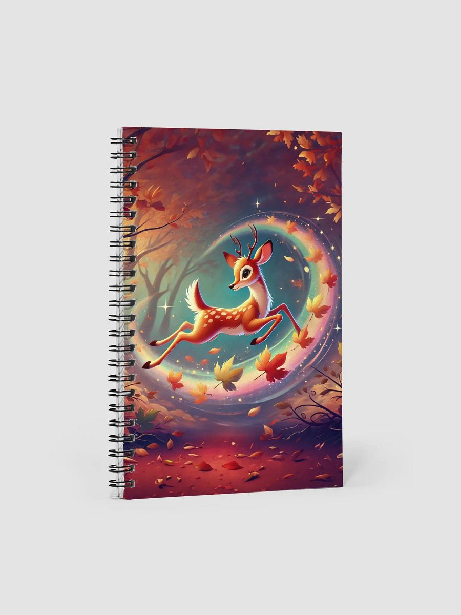 Magical Forest Deer Spiral Notebook product image (1)