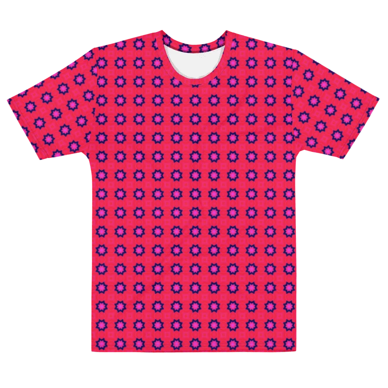 Abstract Red Men's Crewneck T Shirt product image (19)
