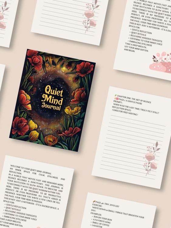 Quiet Mind Journal – 90 Pages for Stillness, Clarity & Inner Peace product image (3)