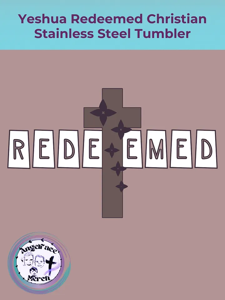 Yeshua Redeemed Christian Stainless Steel Tumbler product image (2)