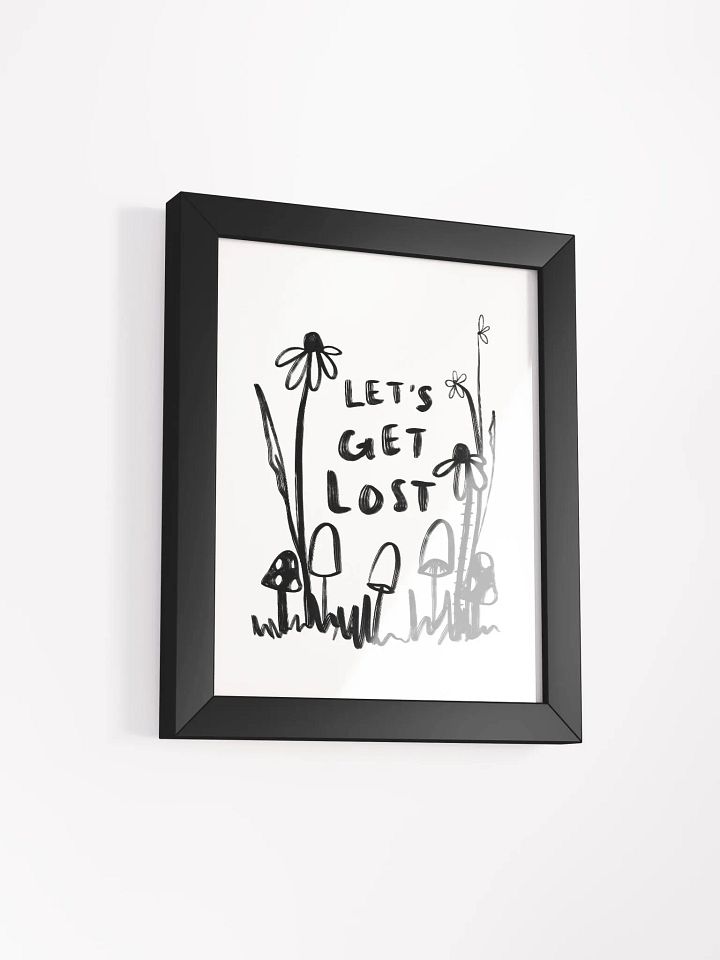 Let's Get Lost Framed Art Print product image (20)