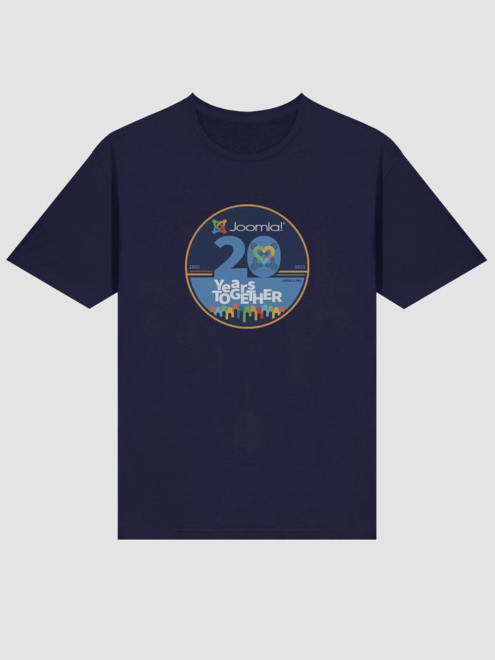 Joomla! 20th Anniversary Edition<br /> — Unisex Softstyle T-Shirt / Colour — product image (2)