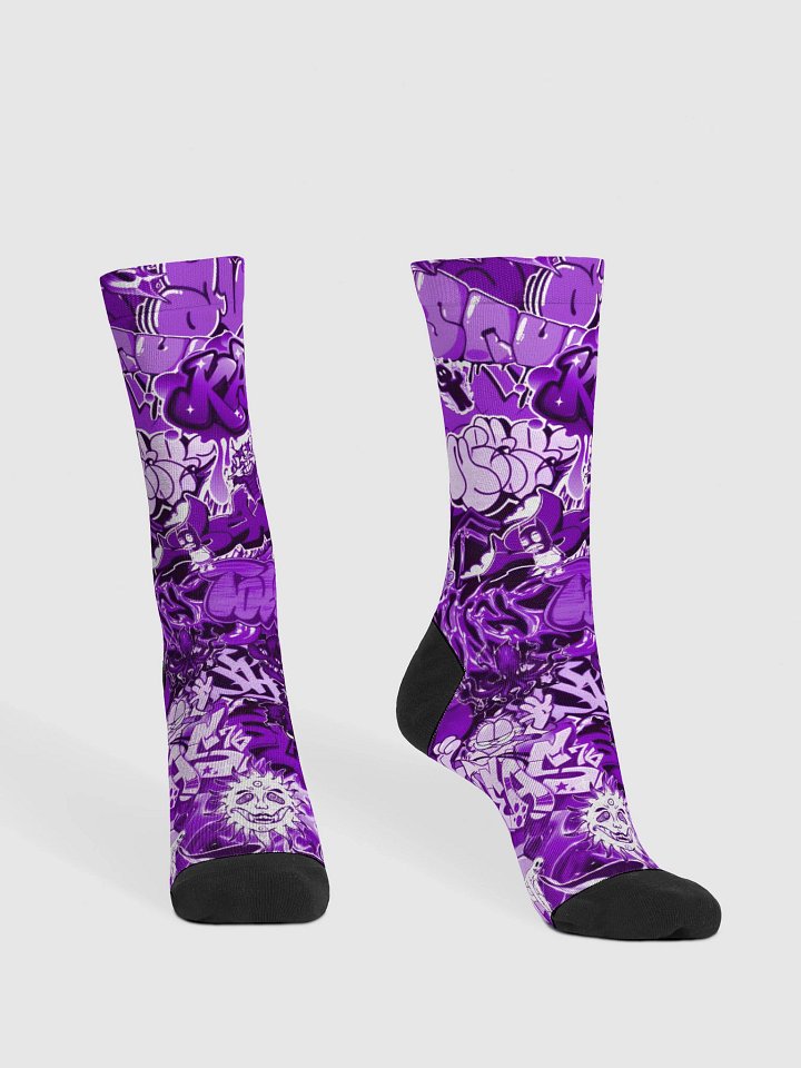 Graffiti Fusion Recycled Crew Socks product image (2)