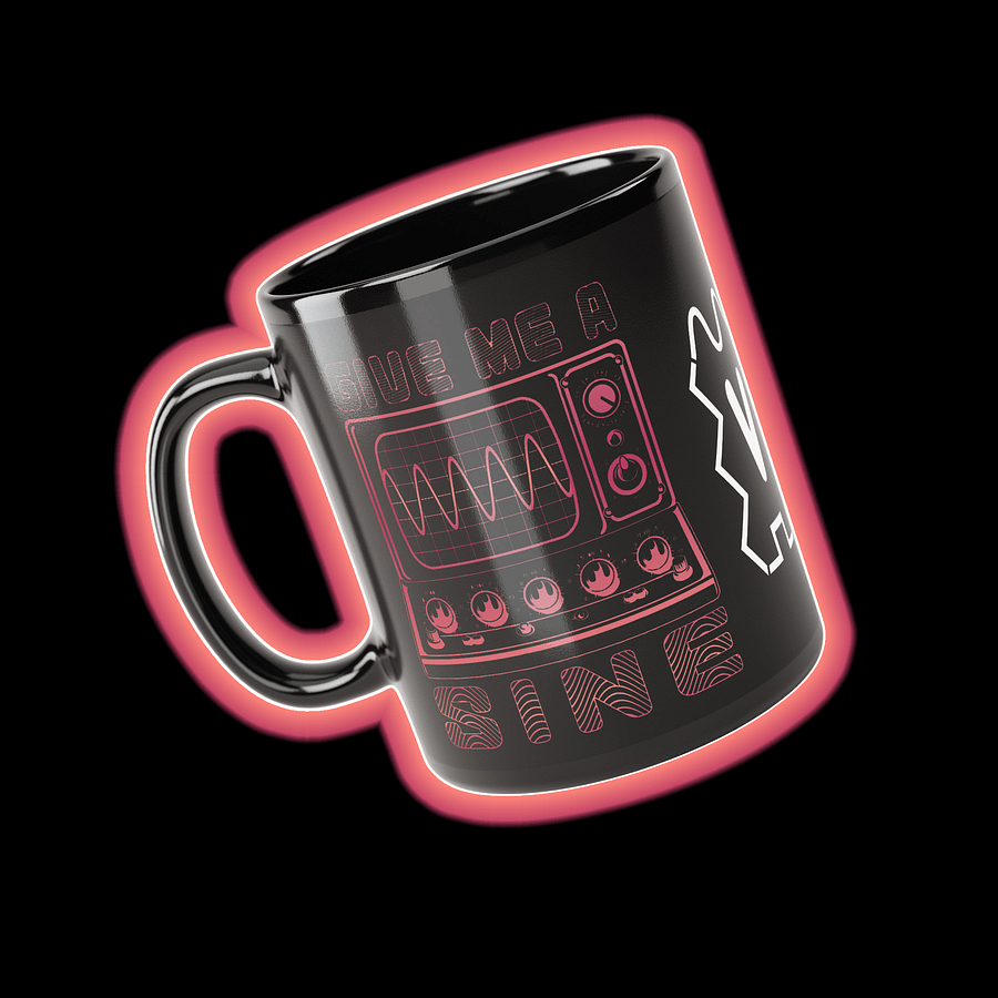 Give Me A Sine - Modular Synthesizer Waveform Mug product image (3)
