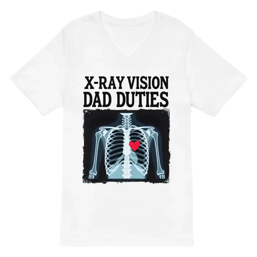 X-Ray Vision Dad Duties V-Neck Tee product image (2)