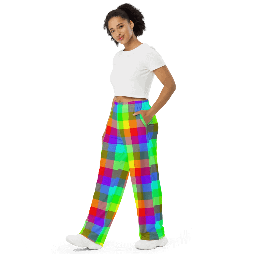 Rainbow Checker Pants product image (10)