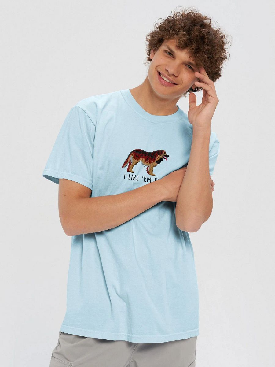 I Like 'Em Big T-Shirt(Embroidered) of a Leonberger(2) product image (8)