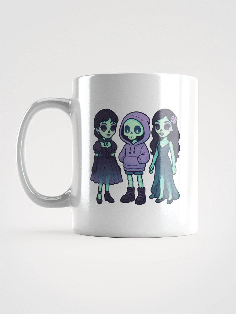 Spooky Skeletons White Glossy Mug product image (3)