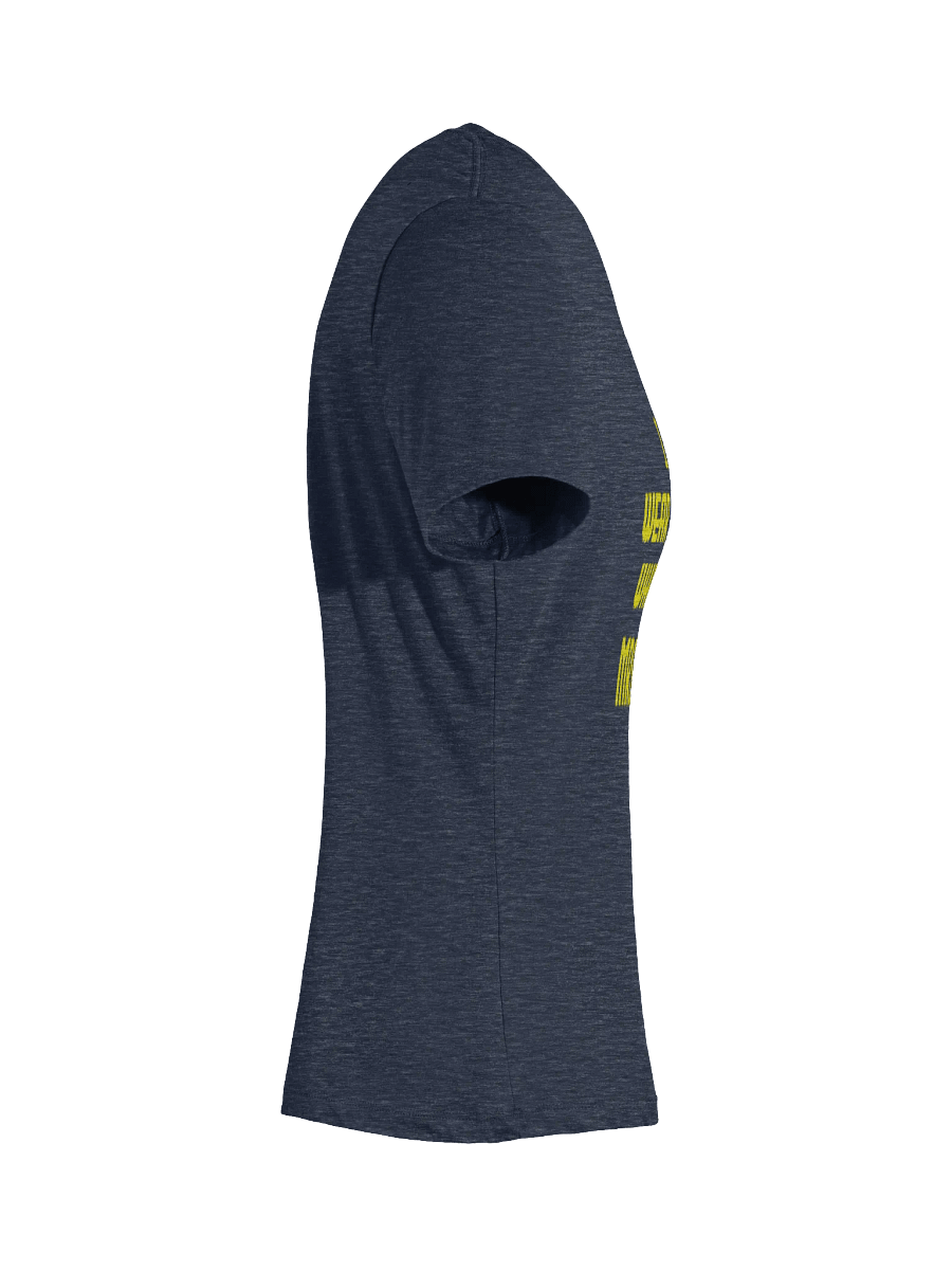 I Don't Wear This Women's V-Neck (Yellow Text) product image (30)