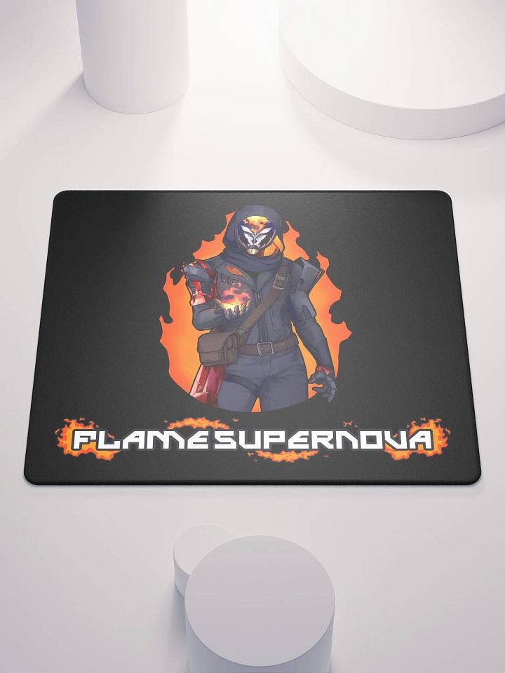 Flame Supernova Gaming Mousepad (Black) product image (1)