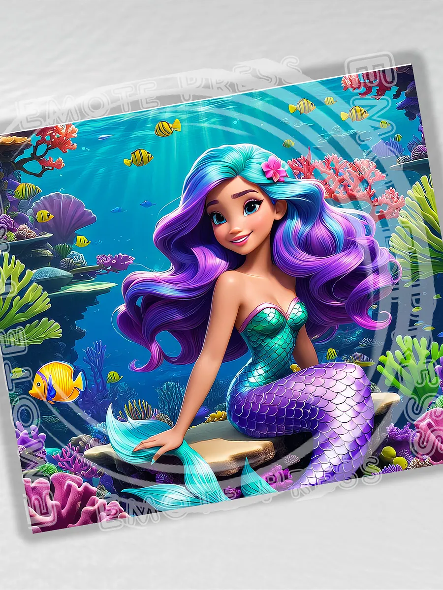 Mermaid Princess 20oz Stainless Steel Tumbler - V1 product image (2)