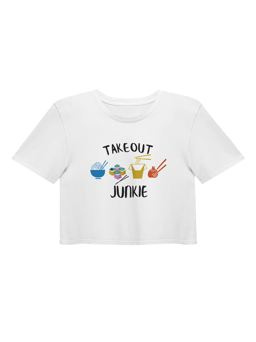 Takeout Junkie - Asian Food - AS Colour Women's Premium Crop Top - Light Colors product image (3)