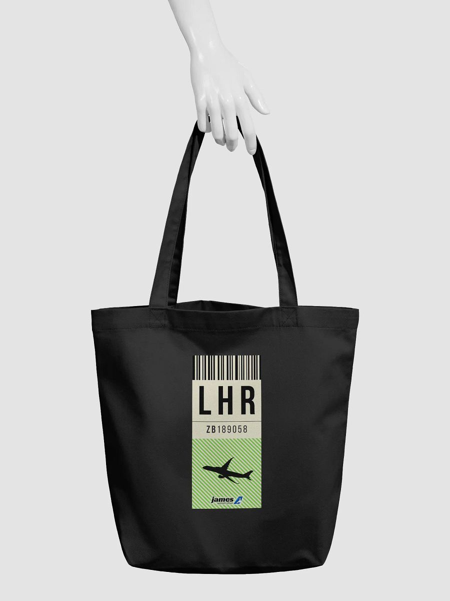 London Heathrow (LHR) Stylish Luggage Tag Tote Bag product image (3)