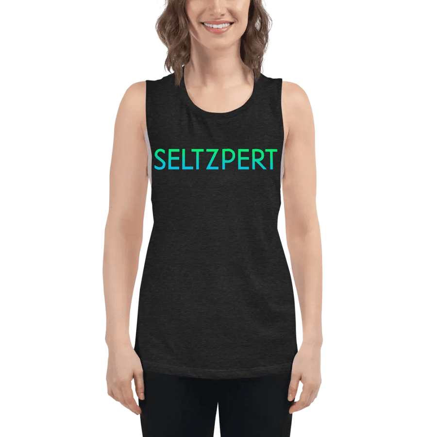 Seltzpert Women's Flowy Tank Top | Blue Lagoon product image (8)