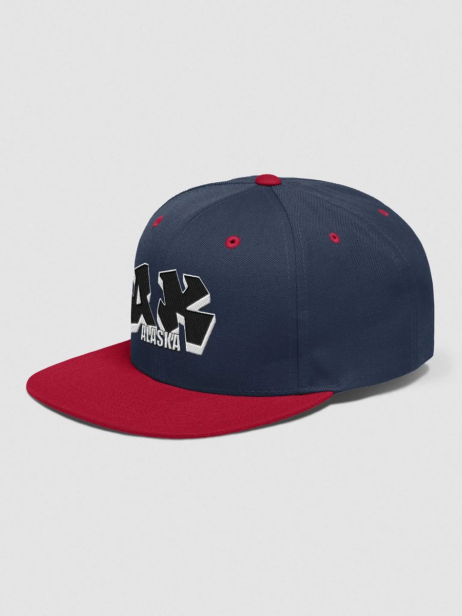 ALASKA, AK, Graffiti, Yupoong Wool Blend Snapback Hat product image (3)