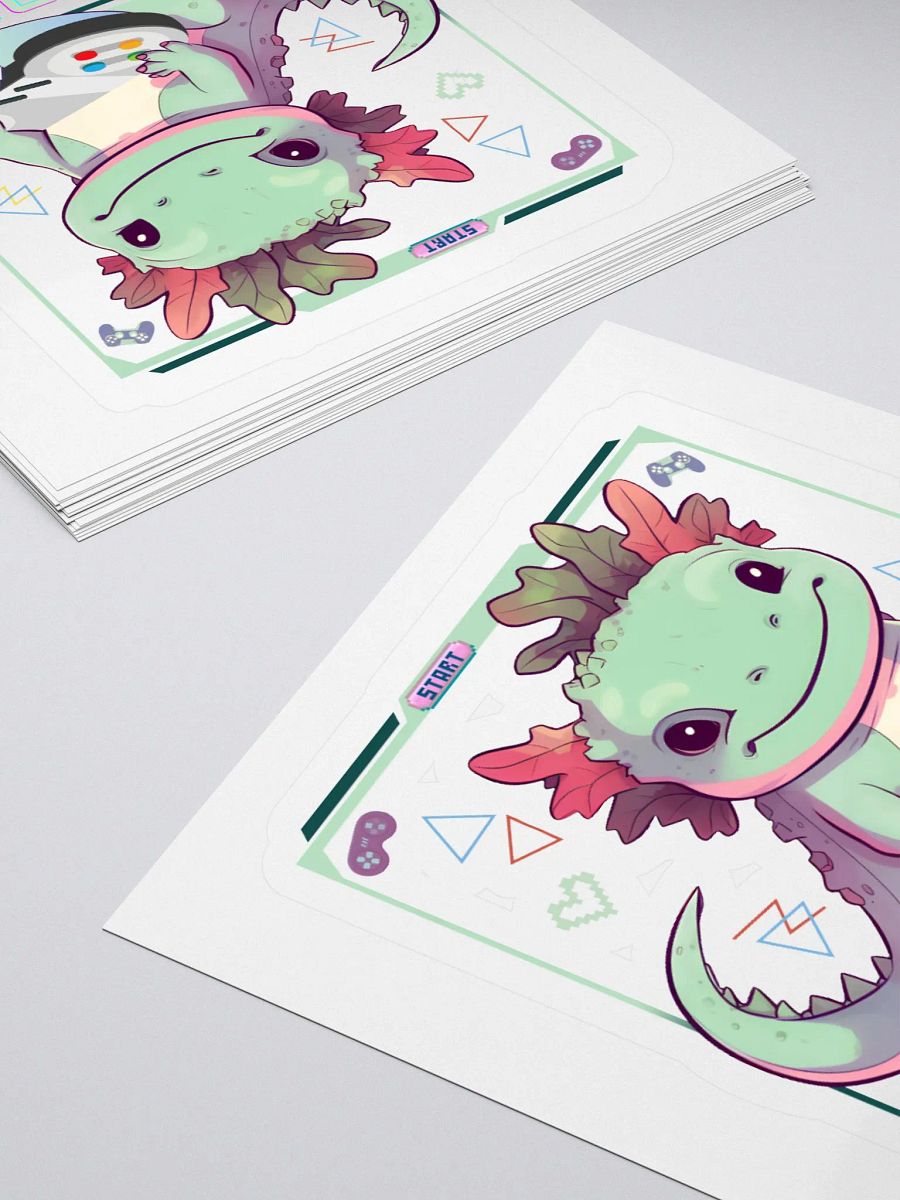 Axolotl Gamesolotl Sticker product image (12)