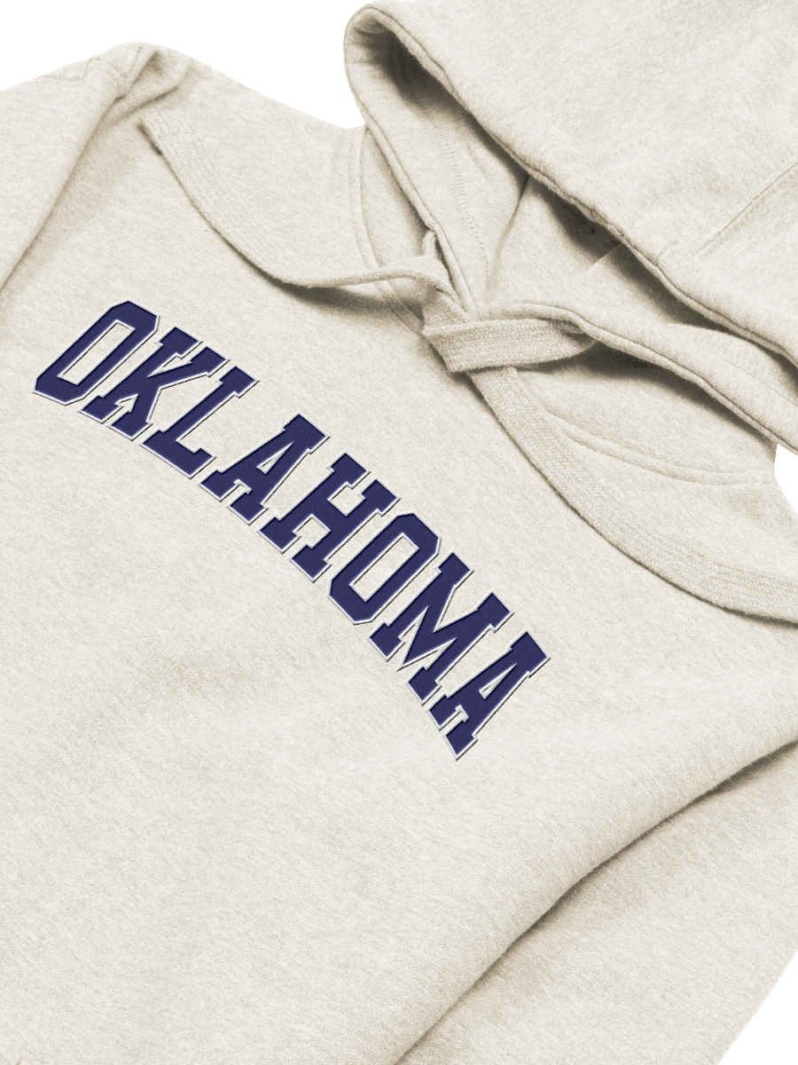 Oklahoma Vintage Stylish Embroidery Unisex Premium Hoodie product image (2)