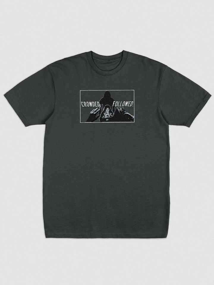 Heavyweight Embroidered CROWDED. FOLLOWED. Tee product image (2)