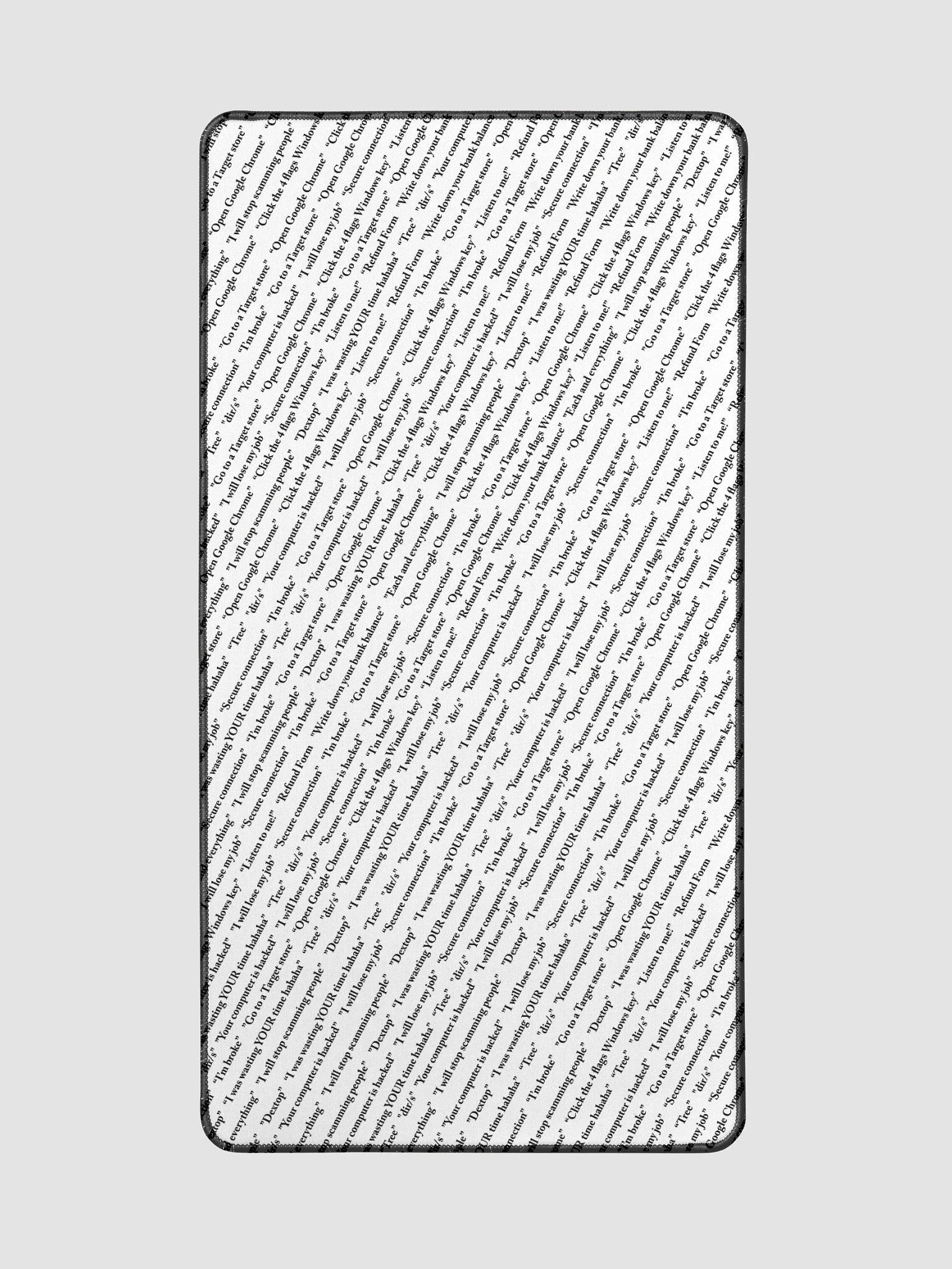 Scammer Quotes -Deskmat product image (2)