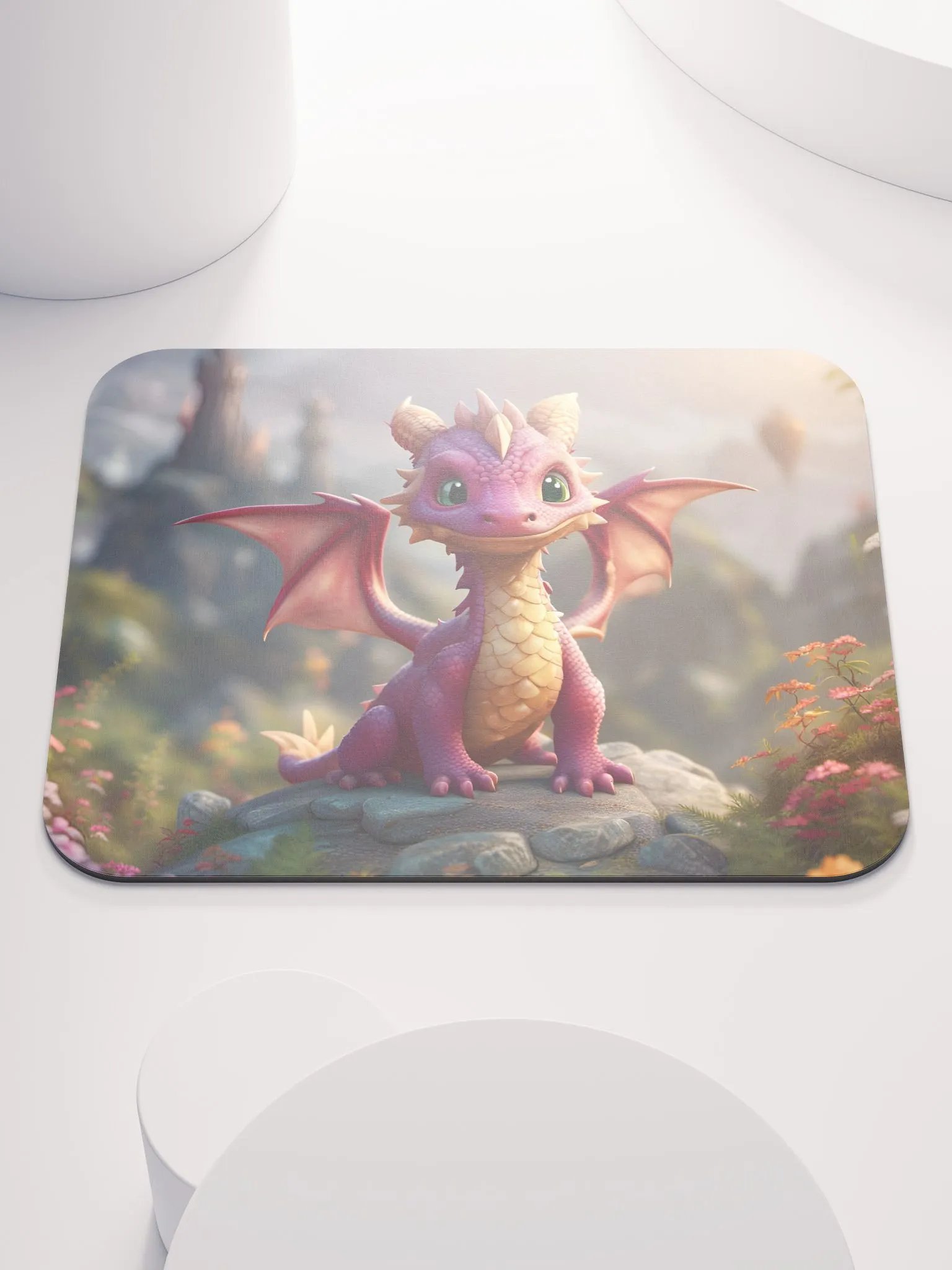 Purple Dragon Mouse Pad product image (1)
