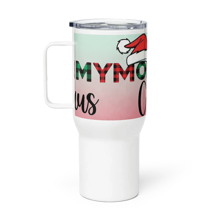Mommy Claus Plaid Travel Mug product image (1)