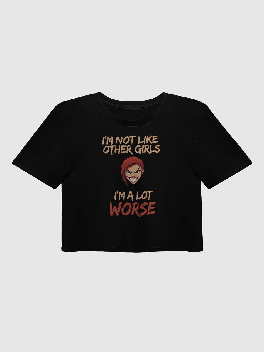 I'm a lot WORSE Crop Top product image (2)