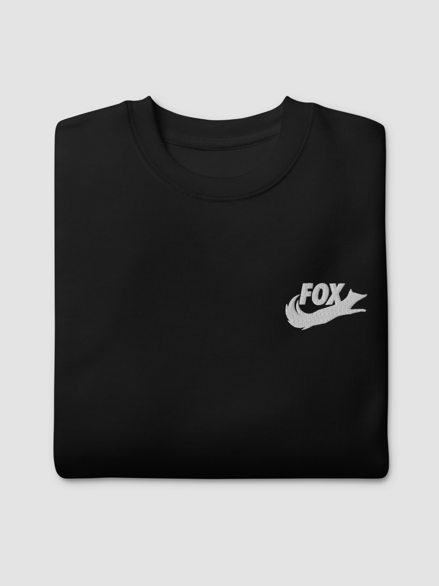 Fox Swoosh Stitched Sweater Black product image (4)